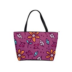 Flowers Petals Leaves Foliage Classic Shoulder Handbag