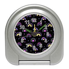 Wallpaper Pattern Rainbow Travel Alarm Clock