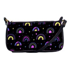 Wallpaper Pattern Rainbow Shoulder Clutch Bag