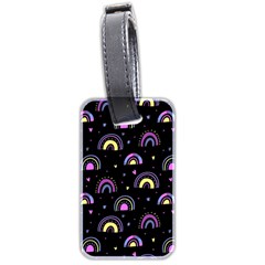 Wallpaper Pattern Rainbow Luggage Tag (two Sides)