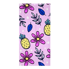 Flowers Petals Pineapples Fruit Shower Curtain 36  X 72  (stall) 