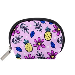 Flowers Petals Pineapples Fruit Accessory Pouch (small)