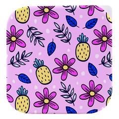 Flowers Petals Pineapples Fruit Stacked Food Storage Container