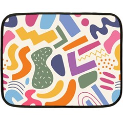 Abstract Pattern Background Fleece Blanket (mini)