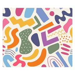 Abstract Pattern Background Premium Plush Fleece Blanket (small)