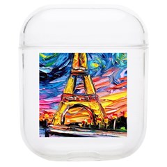 Eiffel Tower Starry Night Print Van Gogh Soft Tpu Airpods 1/2 Case