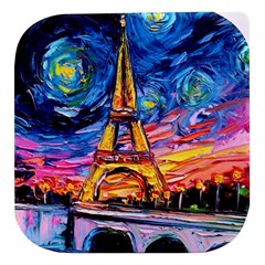 Eiffel Tower Starry Night Print Van Gogh Stacked Food Storage Container by Maspions