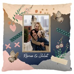 Personalized Couple Name Collage Style Cushion - 16  Baby Flannel Cushion Case (Two Sides)