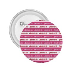 Breathe In Life, Breathe Out Love Text Motif Pattern 2 25  Buttons