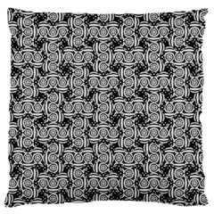 Ethnic Symbols Motif Black And White Pattern 16  Baby Flannel Cushion Case (two Sides)