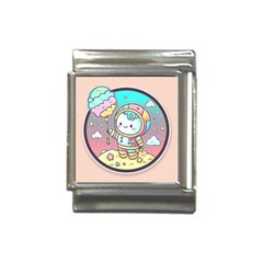 Boy Astronaut Cotton Candy Childhood Fantasy Tale Literature Planet Universe Kawaii Nature Cute Clou Italian Charm (13mm)