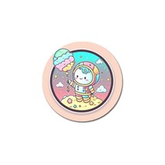 Boy Astronaut Cotton Candy Childhood Fantasy Tale Literature Planet Universe Kawaii Nature Cute Clou Golf Ball Marker