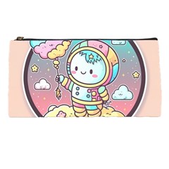 Boy Astronaut Cotton Candy Childhood Fantasy Tale Literature Planet Universe Kawaii Nature Cute Clou Pencil Case