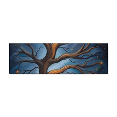 Tree Branches Mystical Moon Expressionist Oil Painting Acrylic Painting Abstract Nature Moonlight Ni Sticker Bumper (100 Pack)