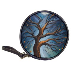 Tree Branches Mystical Moon Expressionist Oil Painting Acrylic Painting Abstract Nature Moonlight Ni Classic 20-cd Wallets