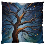 Tree Branches Mystical Moon Expressionist Oil Painting Acrylic Painting Abstract Nature Moonlight Ni 16  Baby Flannel Cushion Case (Two Sides) Front