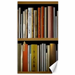 Book Nook Books Bookshelves Comfortable Cozy Literature Library Study Reading Reader Reading Nook Ro Canvas 40  X 72  by Maspions