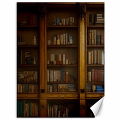 Books Book Shelf Shelves Knowledge Book Cover Gothic Old Ornate Library Canvas 36  X 48 