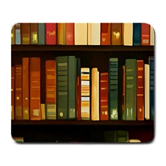 Books Bookshelves Library Fantasy Apothecary Book Nook Literature Study Large Mousepad by Grandong