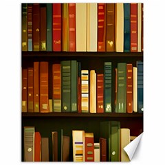 Books Bookshelves Library Fantasy Apothecary Book Nook Literature Study Canvas 18  X 24  by Grandong