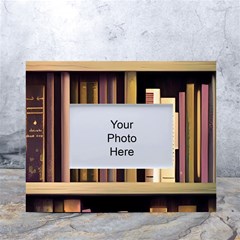 Books Bookshelves Office Fantasy Background Artwork Book Cover Apothecary Book Nook Literature Libra White Tabletop Photo Frame 4 x6 