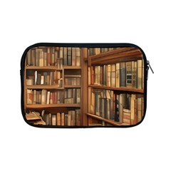 Room Interior Library Books Bookshelves Reading Literature Study Fiction Old Manor Book Nook Reading Apple Ipad Mini Zipper Cases by Grandong