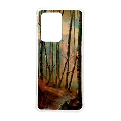 Woodland Woods Forest Trees Nature Outdoors Mist Moon Background Artwork Book Samsung Galaxy S20 Ultra 6 9 Inch Tpu Uv Case by Grandong