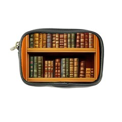 Room Interior Library Books Bookshelves Reading Literature Study Fiction Old Manor Book Nook Reading Coin Purse by Grandong