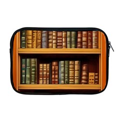 Room Interior Library Books Bookshelves Reading Literature Study Fiction Old Manor Book Nook Reading Apple Macbook Pro 17  Zipper Case by Grandong