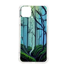 Nature Outdoors Night Trees Scene Forest Woods Light Moonlight Wilderness Stars Iphone 11 Pro Max 6 5 Inch Tpu Uv Print Case by Grandong