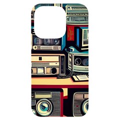 Radios Tech Technology Music Vintage Antique Old Iphone 14 Pro Black Uv Print Case