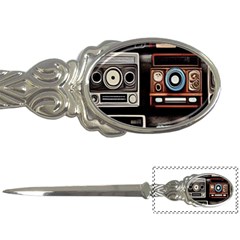 Retro Cameras Old Vintage Antique Technology Wallpaper Retrospective Letter Opener