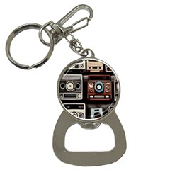 Retro Cameras Old Vintage Antique Technology Wallpaper Retrospective Bottle Opener Key Chain