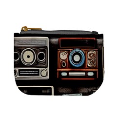 Retro Cameras Old Vintage Antique Technology Wallpaper Retrospective Mini Coin Purse