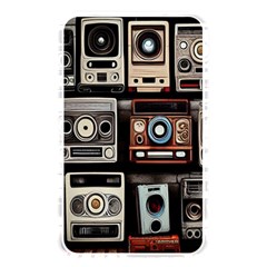 Retro Cameras Old Vintage Antique Technology Wallpaper Retrospective Memory Card Reader (Rectangular)