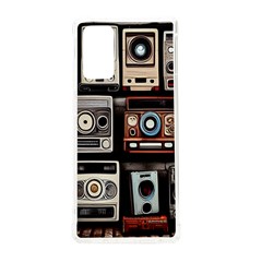 Retro Cameras Old Vintage Antique Technology Wallpaper Retrospective Samsung Galaxy Note 20 TPU UV Case