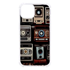 Retro Cameras Old Vintage Antique Technology Wallpaper Retrospective iPhone 13 TPU UV Print Case