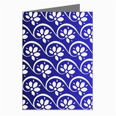 Pattern Floral Flowers Leaves Botanical Greeting Cards (pkg Of 8) by Maspions