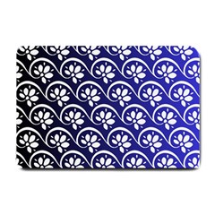 Pattern Floral Flowers Leaves Botanical Small Doormat by Maspions