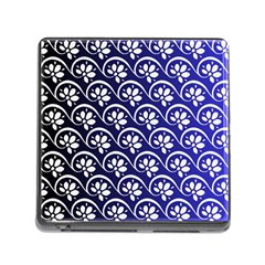 Pattern Floral Flowers Leaves Botanical Memory Card Reader (square 5 Slot) by Maspions