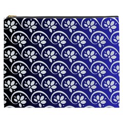 Pattern Floral Flowers Leaves Botanical Cosmetic Bag (xxxl)