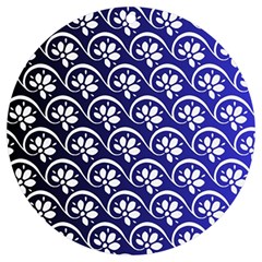 Pattern Floral Flowers Leaves Botanical Uv Print Acrylic Ornament Round by Maspions