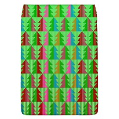 Trees Pattern Retro Pink Red Yellow Holidays Advent Christmas Removable Flap Cover (l) by Maspions