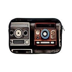 Retro Cameras Old Vintage Antique Technology Wallpaper Retrospective Apple Ipad Mini Zipper Cases