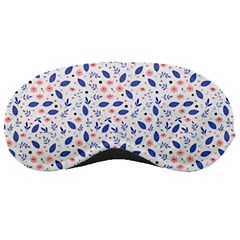 Background Pattern Floral Leaves Flowers Sleep Mask by Maspions