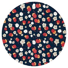 Flowers Pattern Floral Antique Floral Nature Flower Graphic Uv Print Acrylic Ornament Round by Maspions