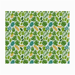 Leaves Tropical Background Pattern Green Botanical Texture Nature Foliage Small Glasses Cloth