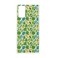 Leaves Tropical Background Pattern Green Botanical Texture Nature Foliage Samsung Galaxy Note 20 Tpu Uv Case