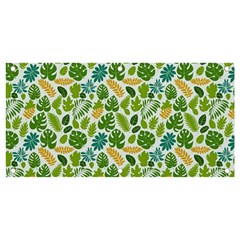 Leaves Tropical Background Pattern Green Botanical Texture Nature Foliage Banner And Sign 4  X 2 