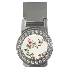 Vintage Flower Art Artwork Blooming Blossom Botanical Botany Nature Floral Pattern Money Clips (cz) 